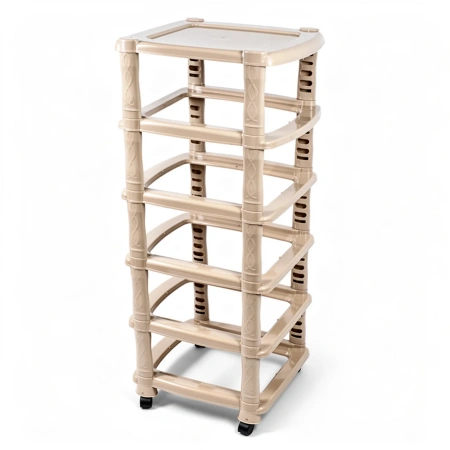 Стойка пластиковая для хранения наборов в лотках БЫТПЛАСТ (лотки в комплект не входят)